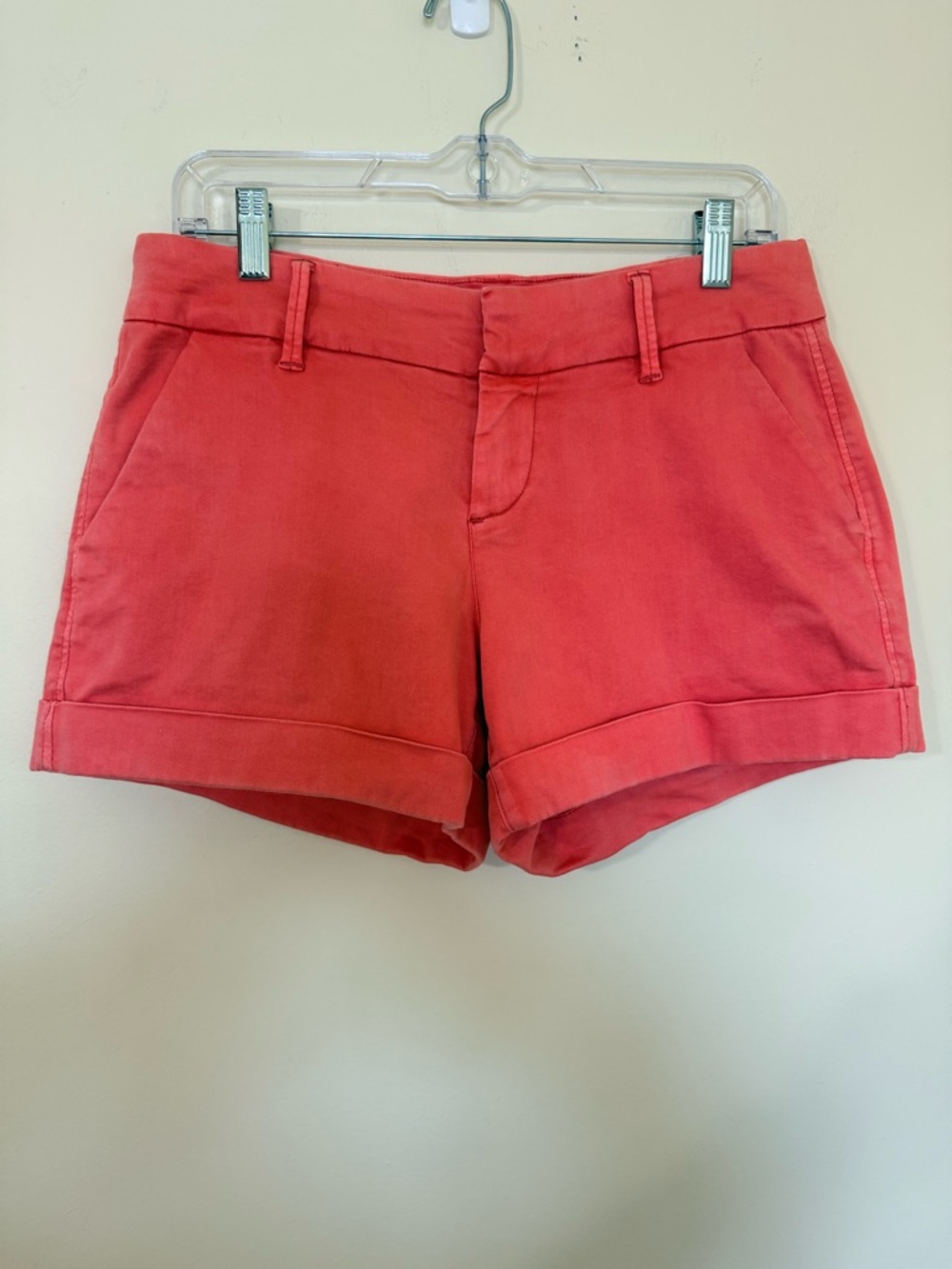 Dear John Hampton Short - Coral Roll Cuff Chino Shorts